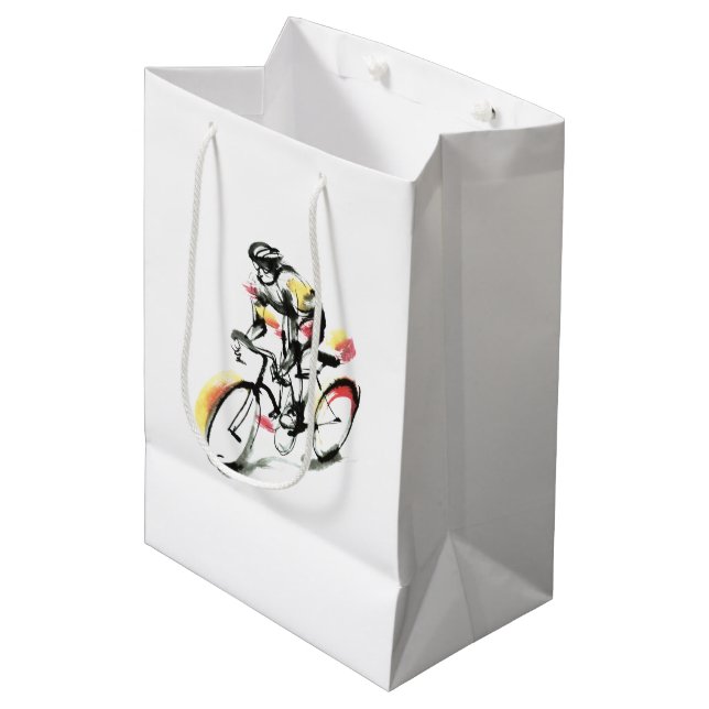 Sac Cadeau Moyen Vélo de route (Devant Angle)