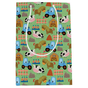 Sac Cadeau Moyen Vie à la ferme de campagne