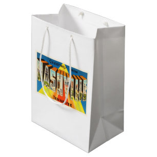 Sac Cadeau Moyen Vieux souvenir de Vintage voyage de Nashville