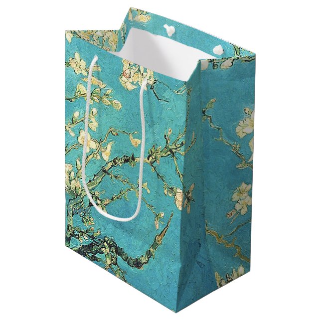 Sac Cadeau Moyen Vincent van Gogh Blossomong Aramande (Devant Angle)