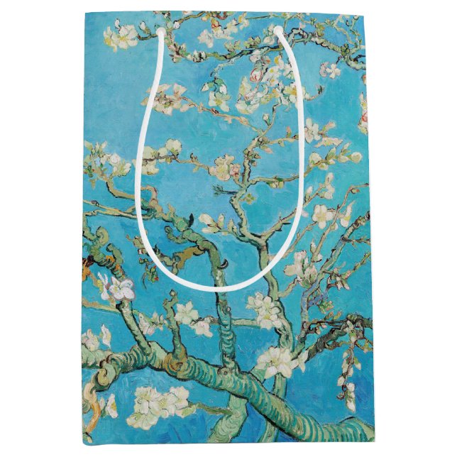 Sac Cadeau Moyen Vincent van Gogh - Fleur d'amandes (Devant)
