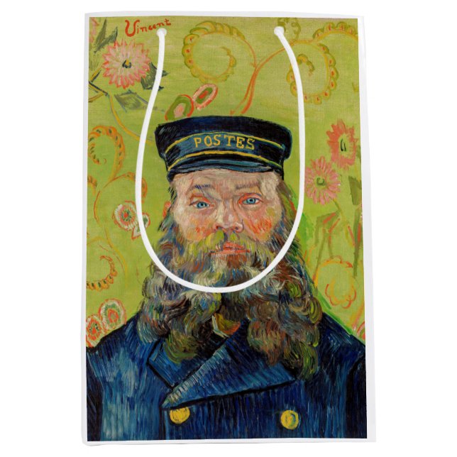 Sac Cadeau Moyen Vincent Van Gogh - Postman Joseph Roulin (Devant)