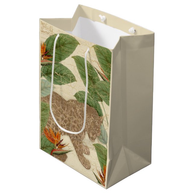 Sac Cadeau Moyen Vintage Jaguar (Devant Angle)