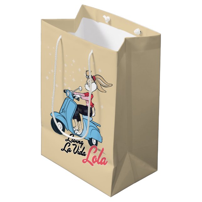 Sac Cadeau Moyen Vivre La Vida Lola Scooter Graphic (Devant Angle)