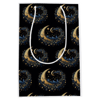 Sac Cadeau Moyen voeux et lunes