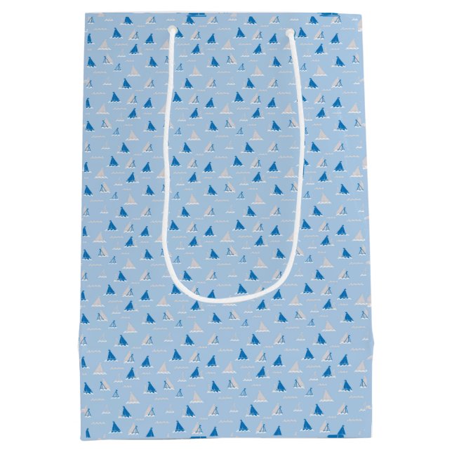 Sac Cadeau Moyen Voile de dimanche léger (Dos)
