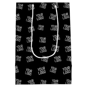 Sac Cadeau Moyen Votre logo ou image Modèle de recherche aléatoir