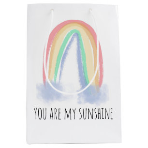 Sac Cadeau Moyen Vous êtes mon eau de soleil arc-en-ciel peint à l'