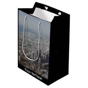Sac Cadeau Moyen Vue de Burj Khalifa, Dubaï