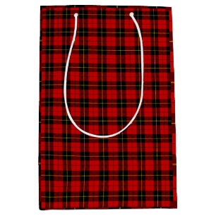 Sac Cadeau Moyen Wallace Red Tartan