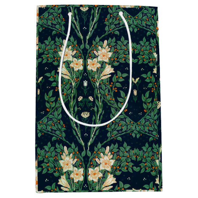 Sac Cadeau Moyen Walter Crane Francesca Botanique (Devant)