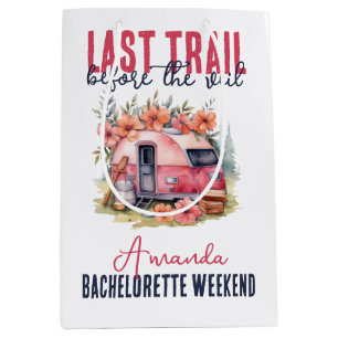 Sac Cadeau Moyen Week-end de fête de bachelorette Last Trail en gla