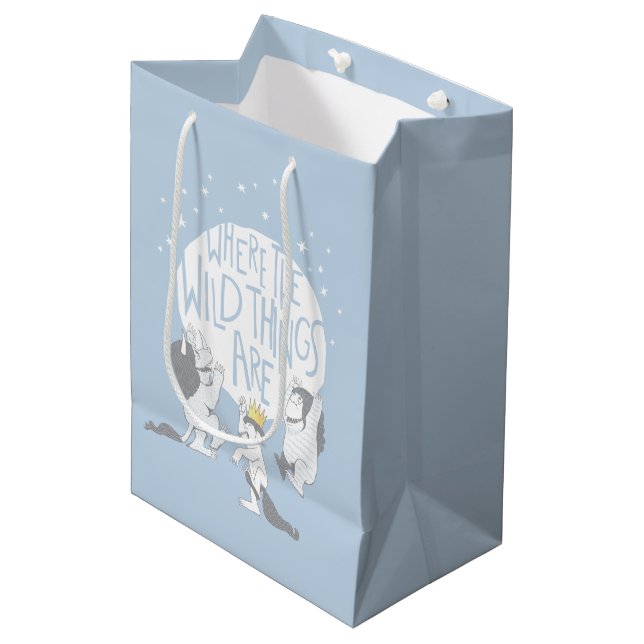 Sac Cadeau Moyen Where The Wild Things Are | Moon & Stars (Devant Angle)