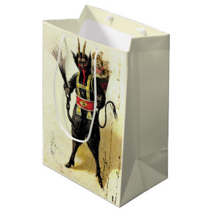 Sac Cadeau Moyen Wicked Krampus Scary Demon Holiday Christmas Xmas