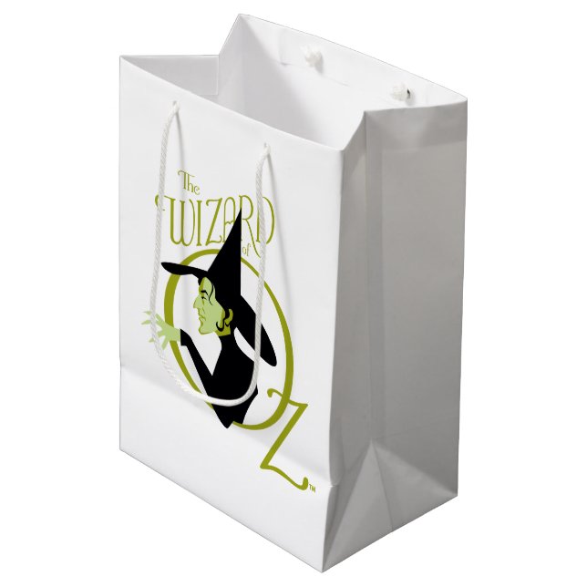 Sac Cadeau Moyen Wicked Witch™ The Wizard Of Oz™ Logo (Devant Angle)