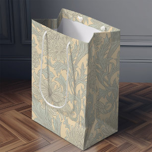 Sac Cadeau Moyen William Morris Chrysanthemum Motif Moyen Cadeau B