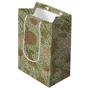 Sac Cadeau Moyen William Morris Cray Fleur de Sauge Floral Botaniqu