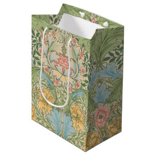 Sac Cadeau Moyen William Morris Fleur de Myrte Floral Botanique