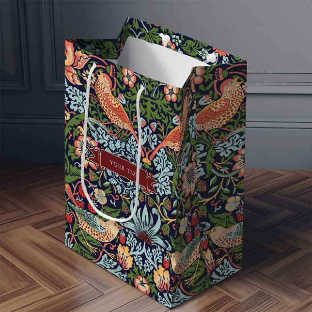 Sac Cadeau Moyen William Morris fraise Thief Sac-cadeau moyen (Créateur téléchargé)