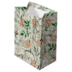 Sac Cadeau Moyen William Morris Jardin de Jasmin Fleur Classique