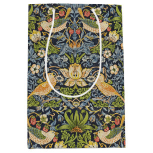 Sac Cadeau Moyen William Morris - Motif floral de voleur de fraises