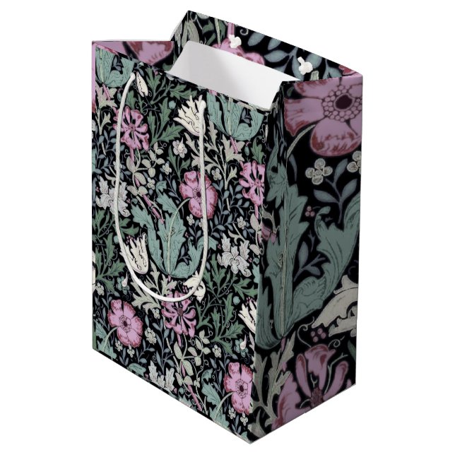 Sac Cadeau Moyen William Morris Poppy Botanical Victorian Wallpaper (Dos Angle)