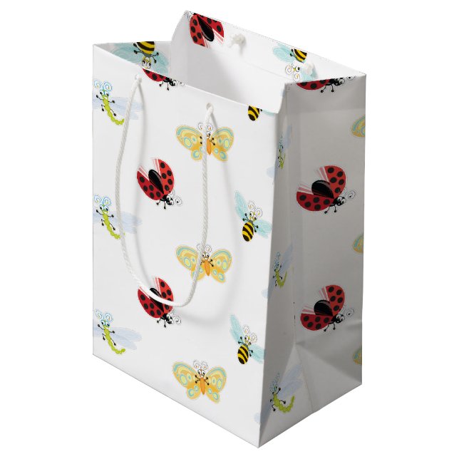 Sac Cadeau Moyen Wing-Nutz™_Fluttering Buddies_motif (Devant Angle)