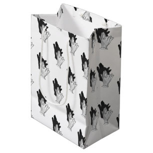 Sac Cadeau Moyen Wolf Silhouette