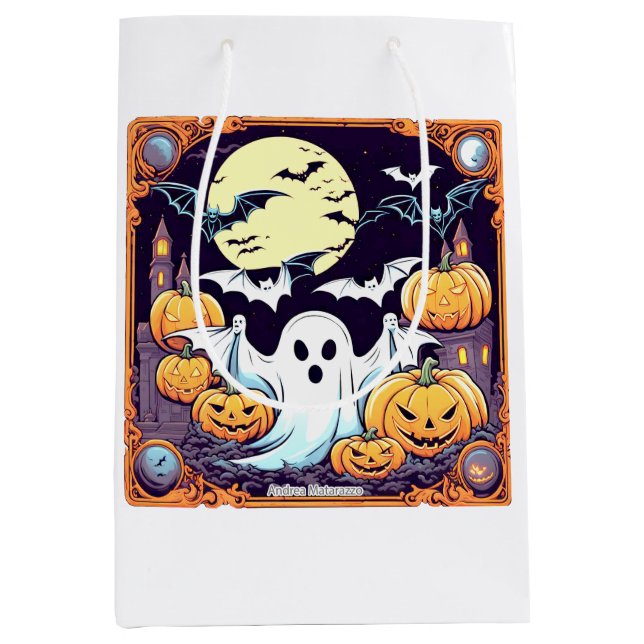 Sac Cadeau Moyen Wow Halloween Thrill (Devant)