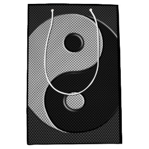 Sac Cadeau Moyen Yin audacieux Yang dans le style d'impression de