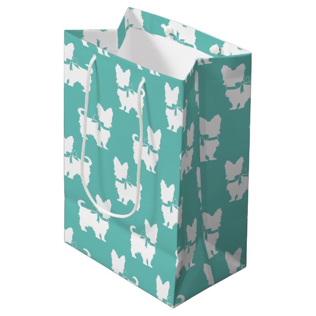 Sac Cadeau Moyen Yorkshire Terrier Chien Chien Chien Chien Chien Ch (Devant Angle)