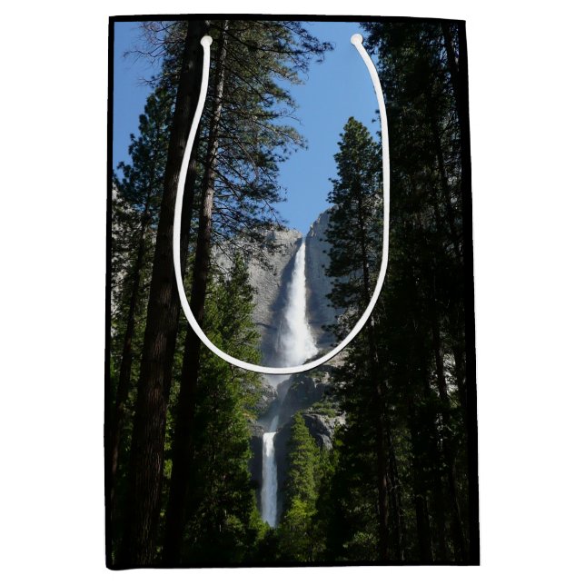 Sac Cadeau Moyen Yosemite Falls et Woods Paysage Photographie (Devant)