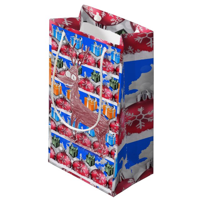 Sac cadeau Noël (Devant Angle)