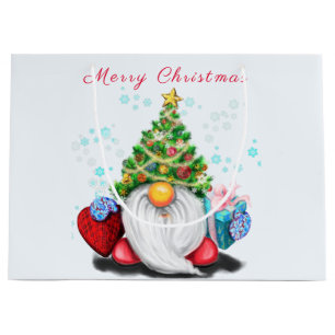 Sac cadeau Noël Gnome