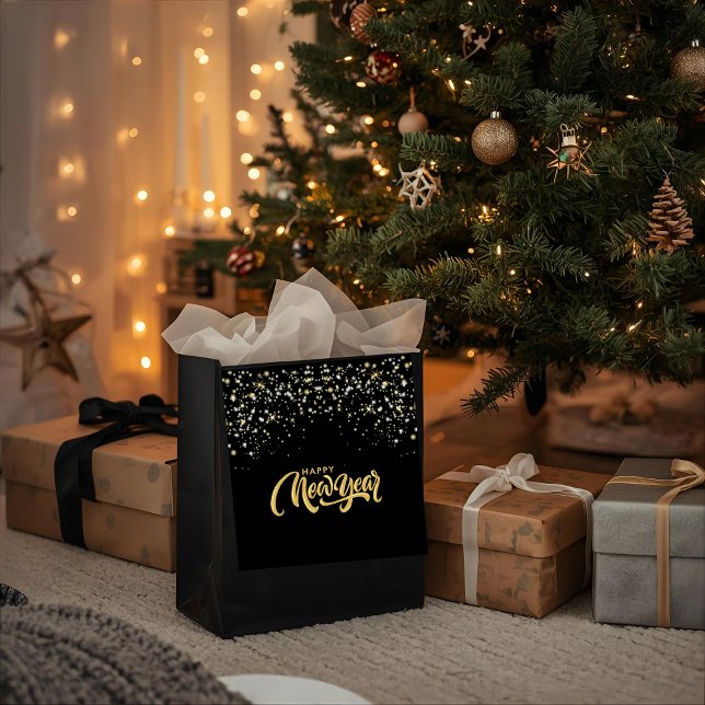 Sac cadeau noir élégant (Créateur téléchargé)