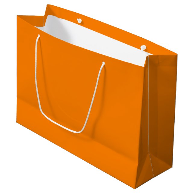 Sac cadeau Orange (Devant Angle)