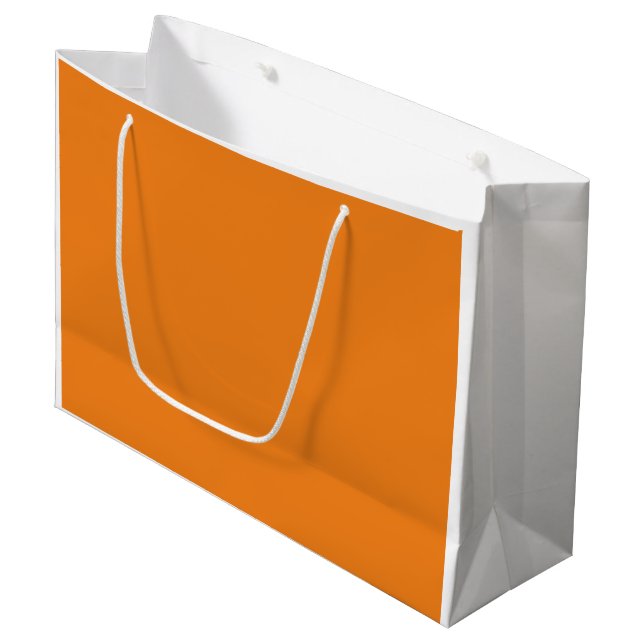 Sac cadeau - Orange (Devant Angle)