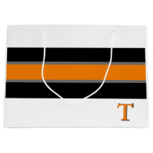 Sac cadeau - Orange Chic Striped Design-T