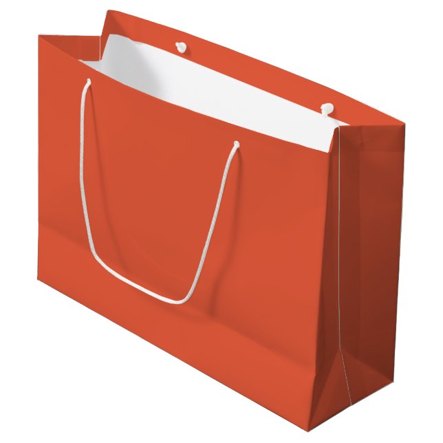Sac cadeau Orange Choquant (Devant Angle)