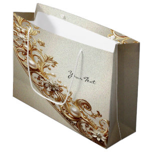Sac Cadeau Orné de Doré