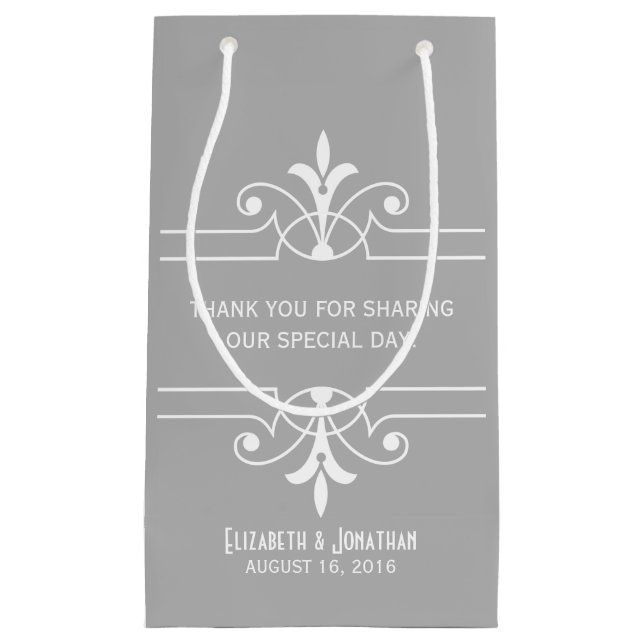 Sac cadeau ornemental Gray Fancy (Devant)