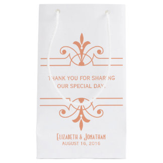 Sac cadeau ornemental Orange v2