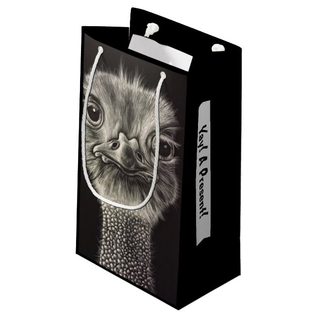 Sac cadeau Ozzie Ostrich (Dos Angle)