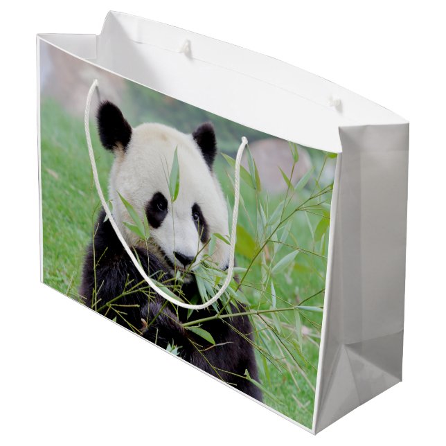 Sac cadeau Panda géant photo, animaux 0185. (Dos Angle)