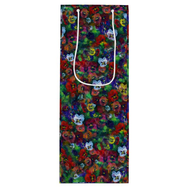 Sac cadeau Pansy (rouge) (Devant)