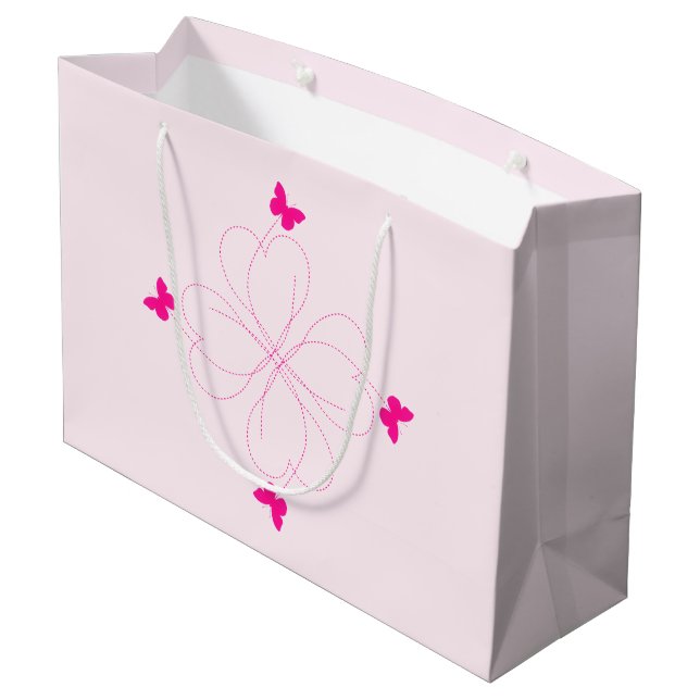 Sac cadeau Papillons volants (Dos Angle)