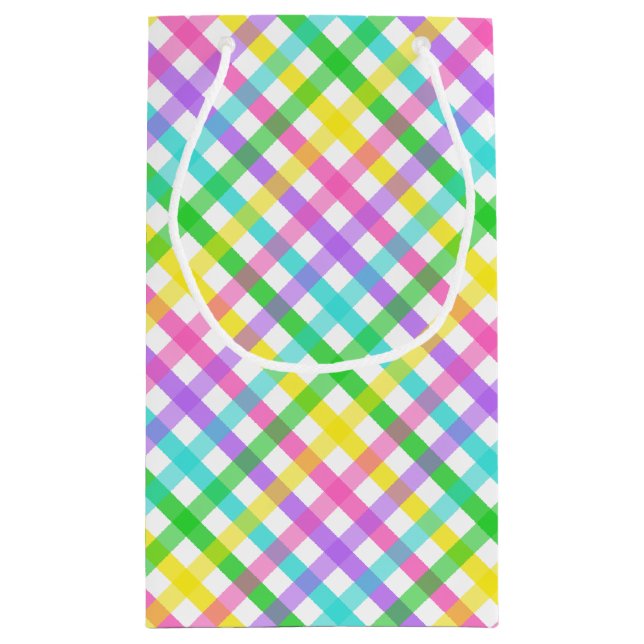 Sac cadeau Pâques Gingham 8 (Dos)
