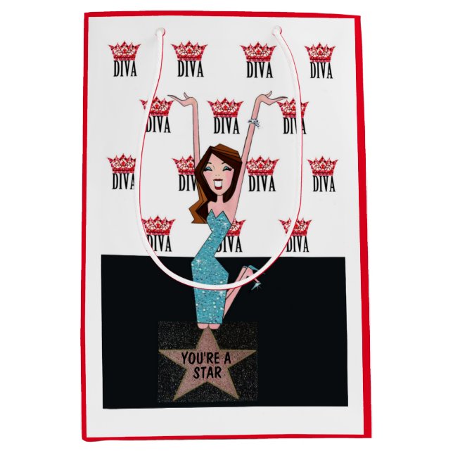 Sac cadeau Personalioze DIVA (Devant)