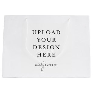 Sac cadeau personnalisé, 12,5 po x 9 po