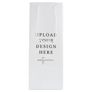 Sac cadeau personnalisé, 4,75 po x 13 po